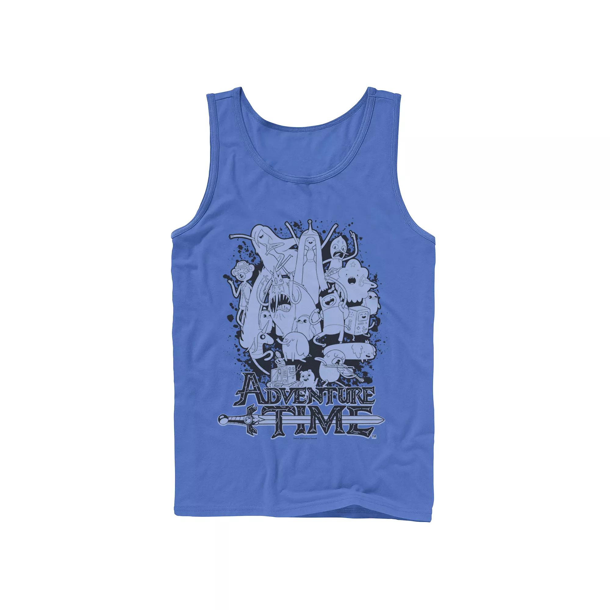Men's Cartoon Network Adventure Time Splash Tank Top,  Product Image