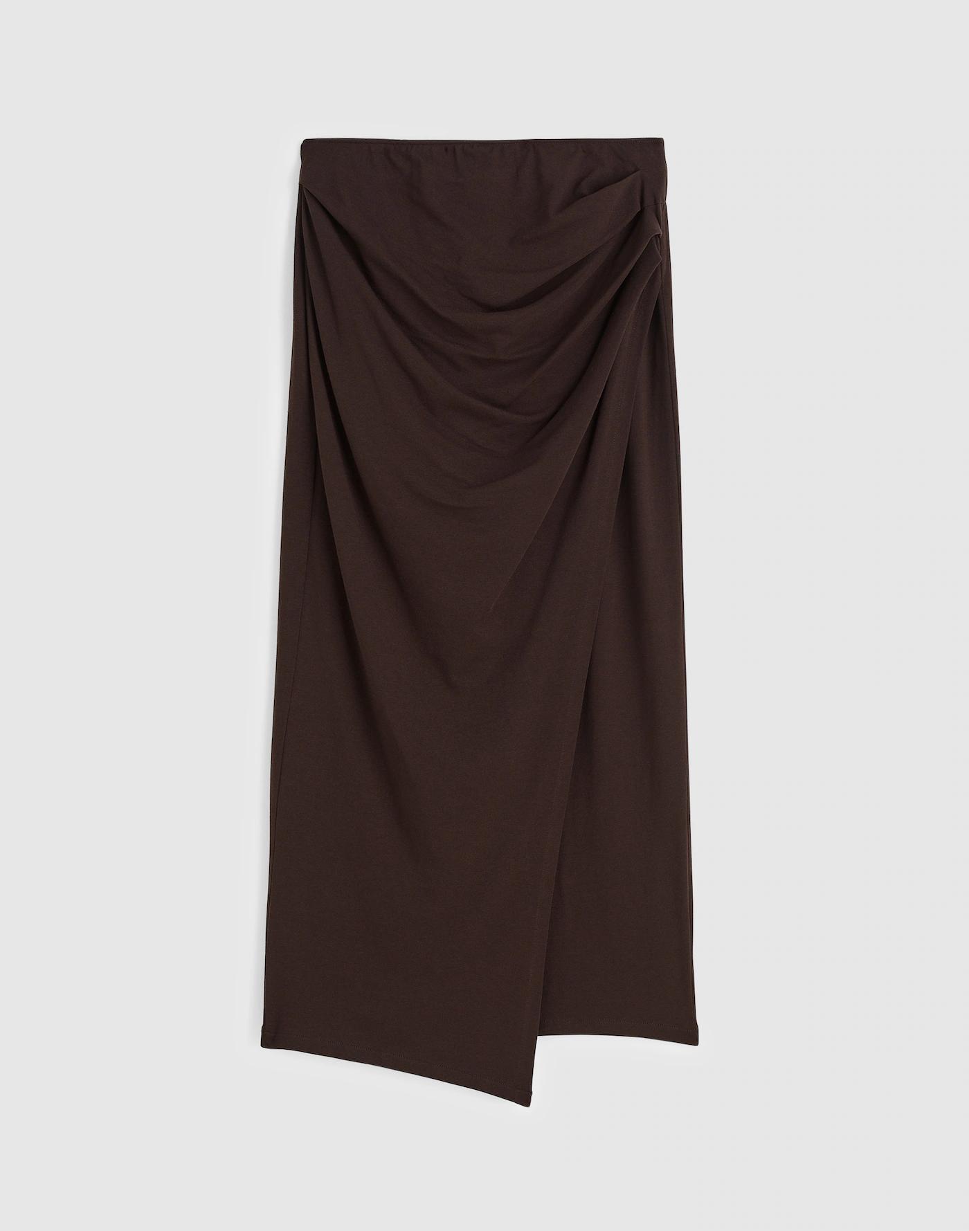 Ruched Maxi Skirt Product Image
