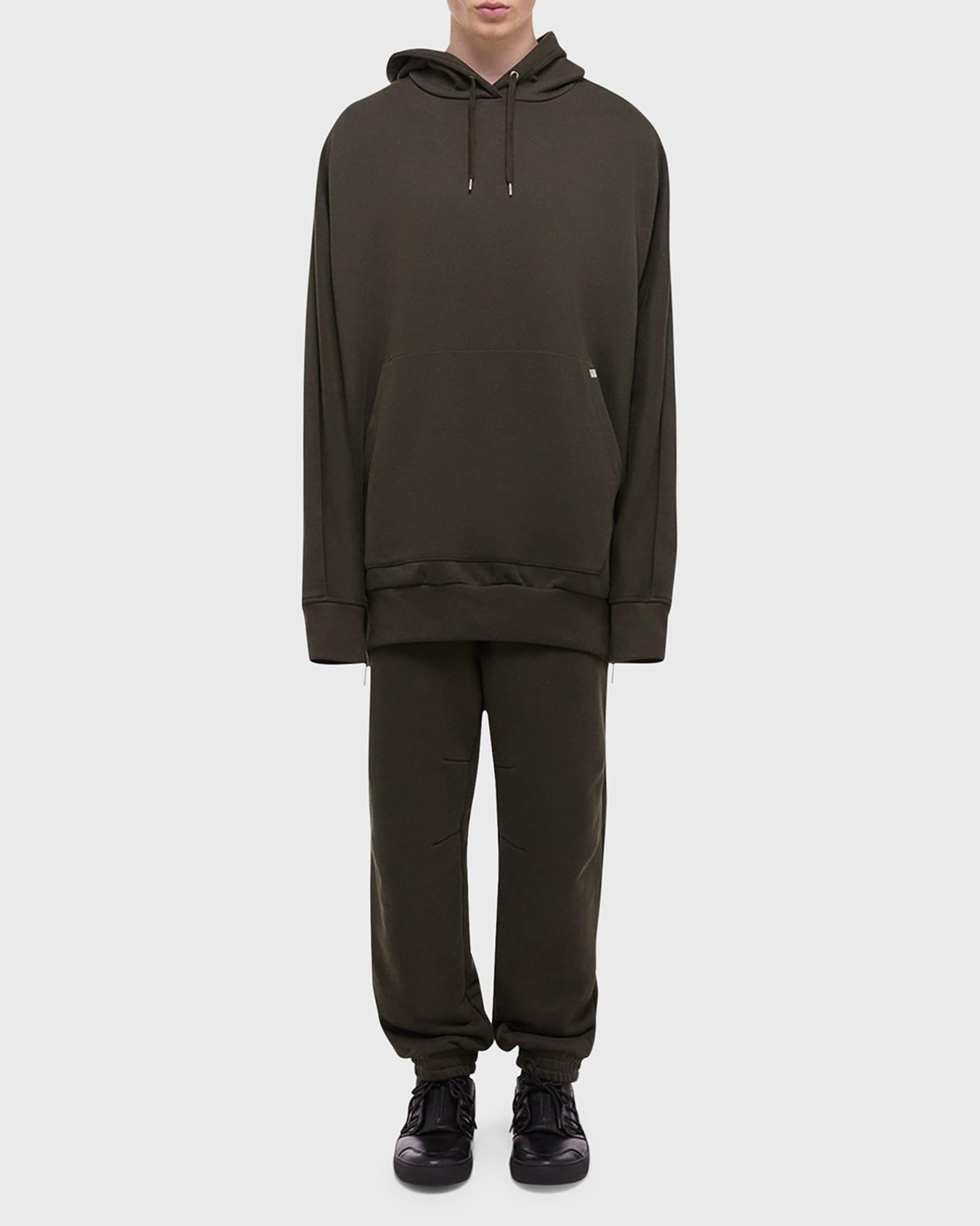 Men's Terry Side-Zip Oversized Hoodie Product Image