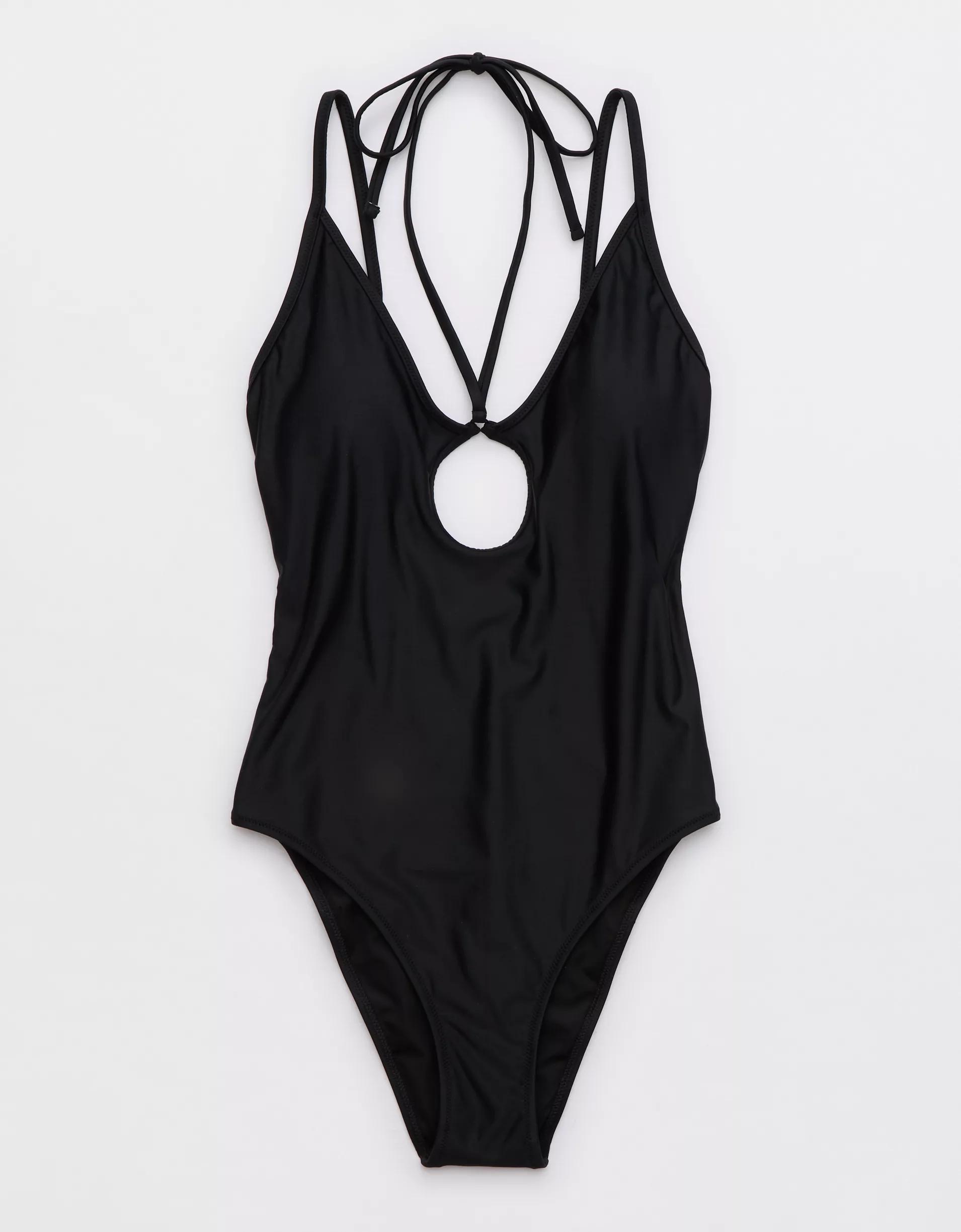 Aerie Keyhole Halter One Piece Swimsuit Product Image