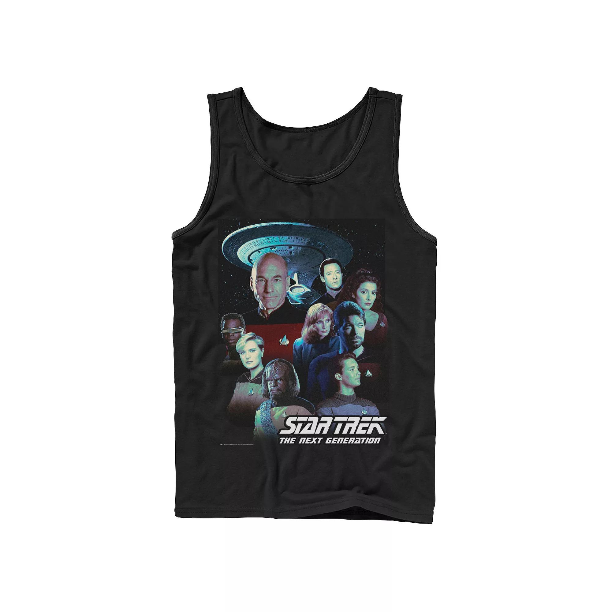 Men's Star Trek Next Generation Crew Portraits Tank Top,  Product Image