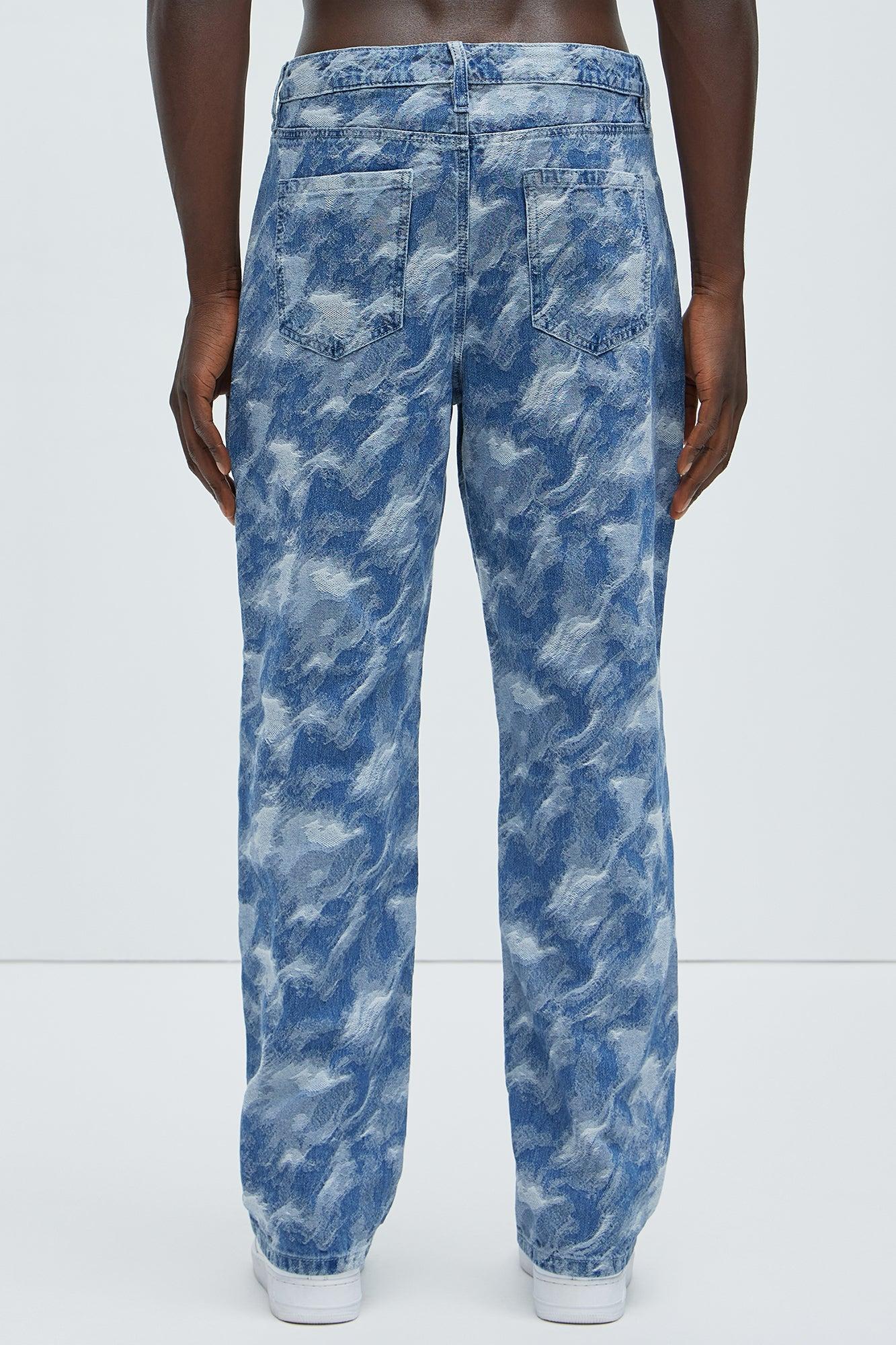 Murky Waters Straight Jeans - Medium Blue Wash Product Image