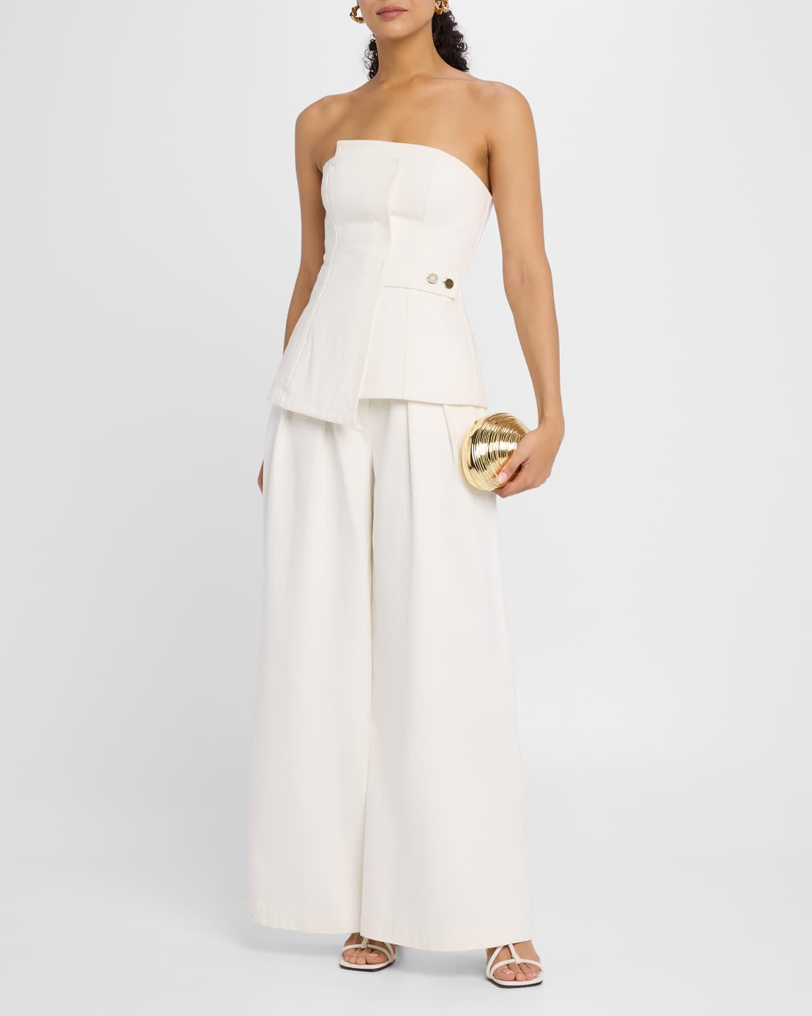 Micah Denim Strapless Top Product Image