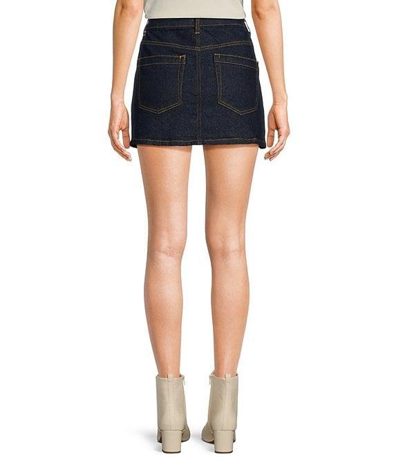 GB Denim Mini Skirt Product Image