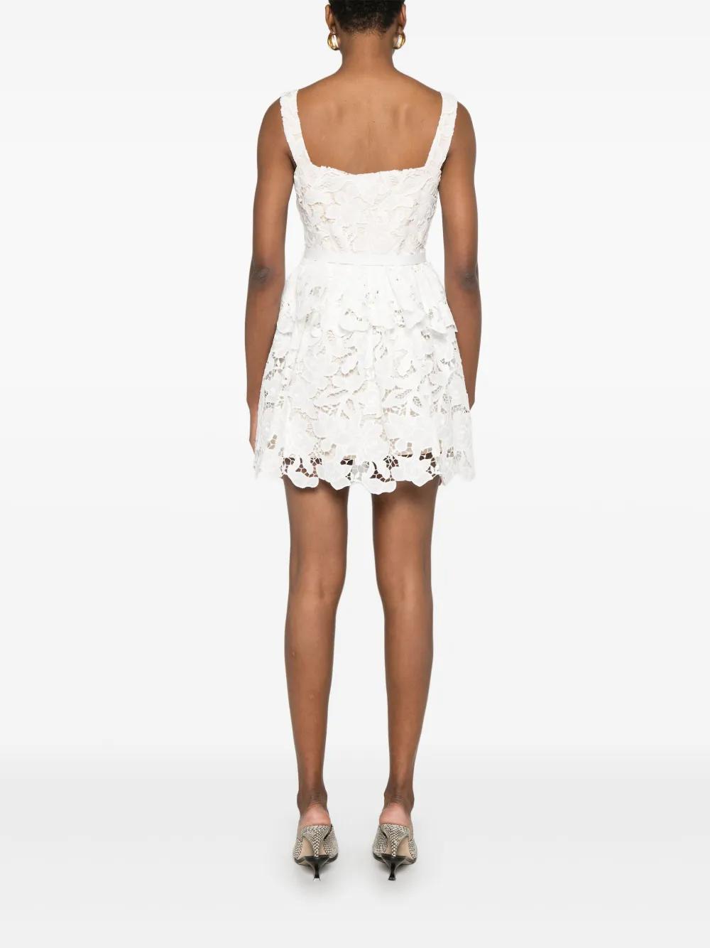 lace tiered mini dress Product Image