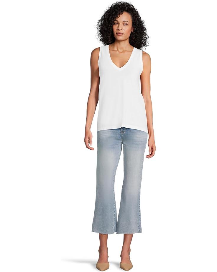 Hannah Cropped Flare Jean With Slit Hem Product Image