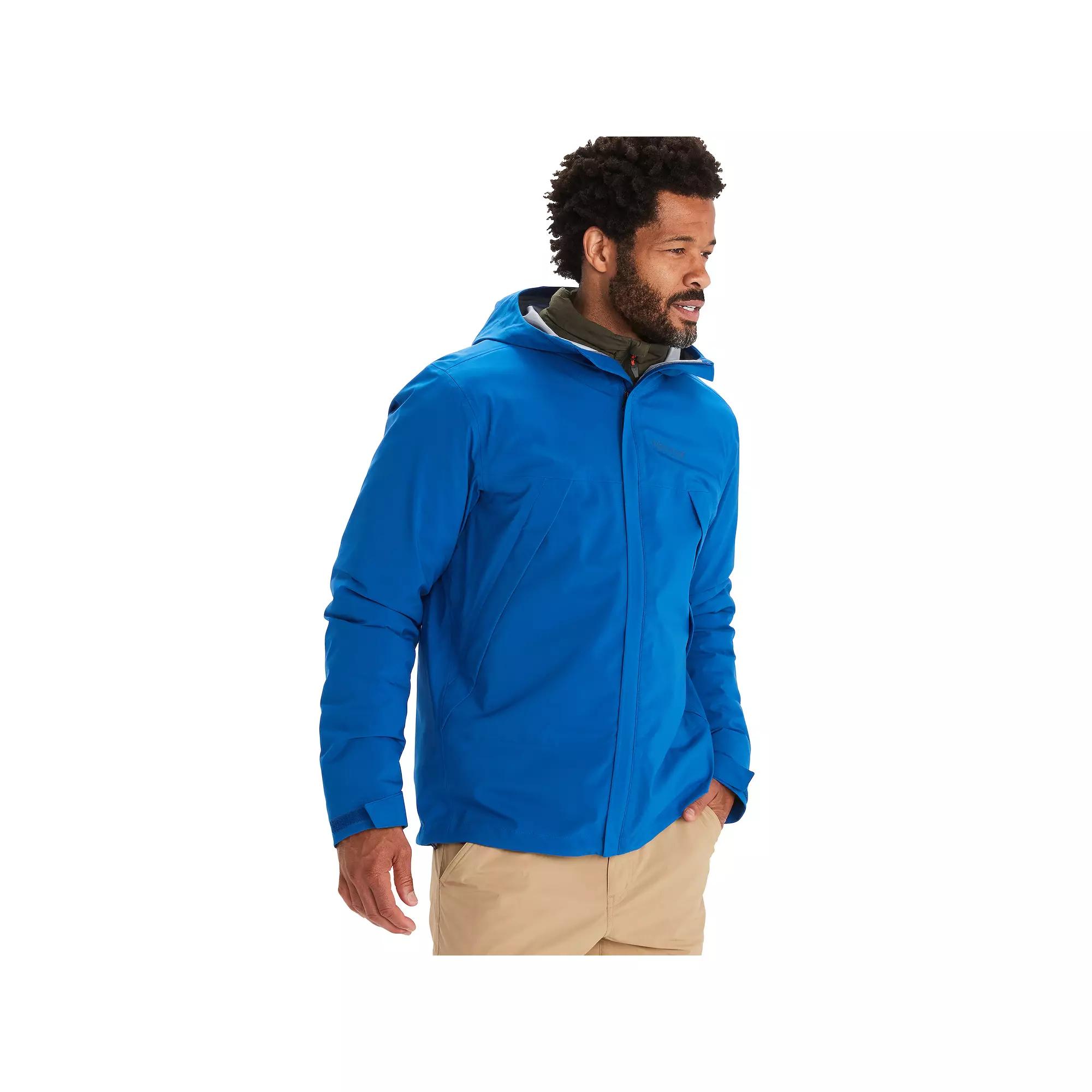 Men's Marmot PreCip Eco Pro Hooded Rain Jacket, Size: Small, Black Product Image