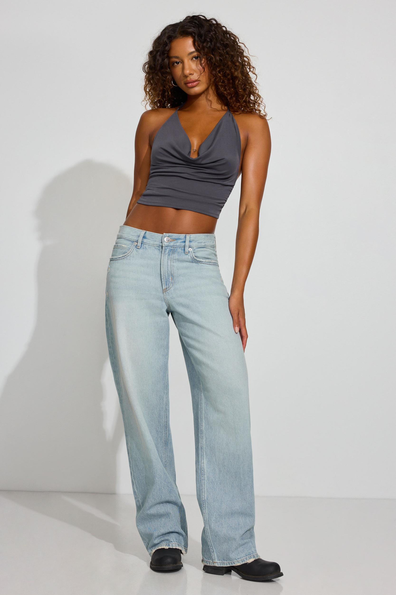 Cupro Cowl Halter Top Product Image