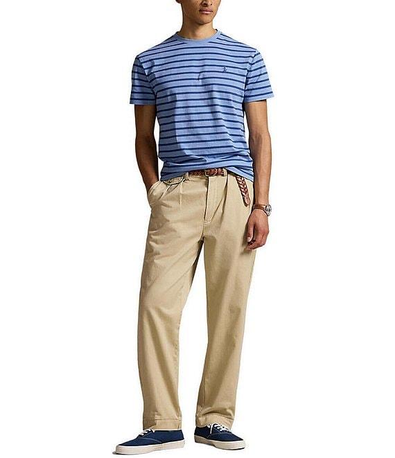 Polo Ralph Lauren Classic Fit Striped Jersey Short Sleeve T-Shirt Product Image