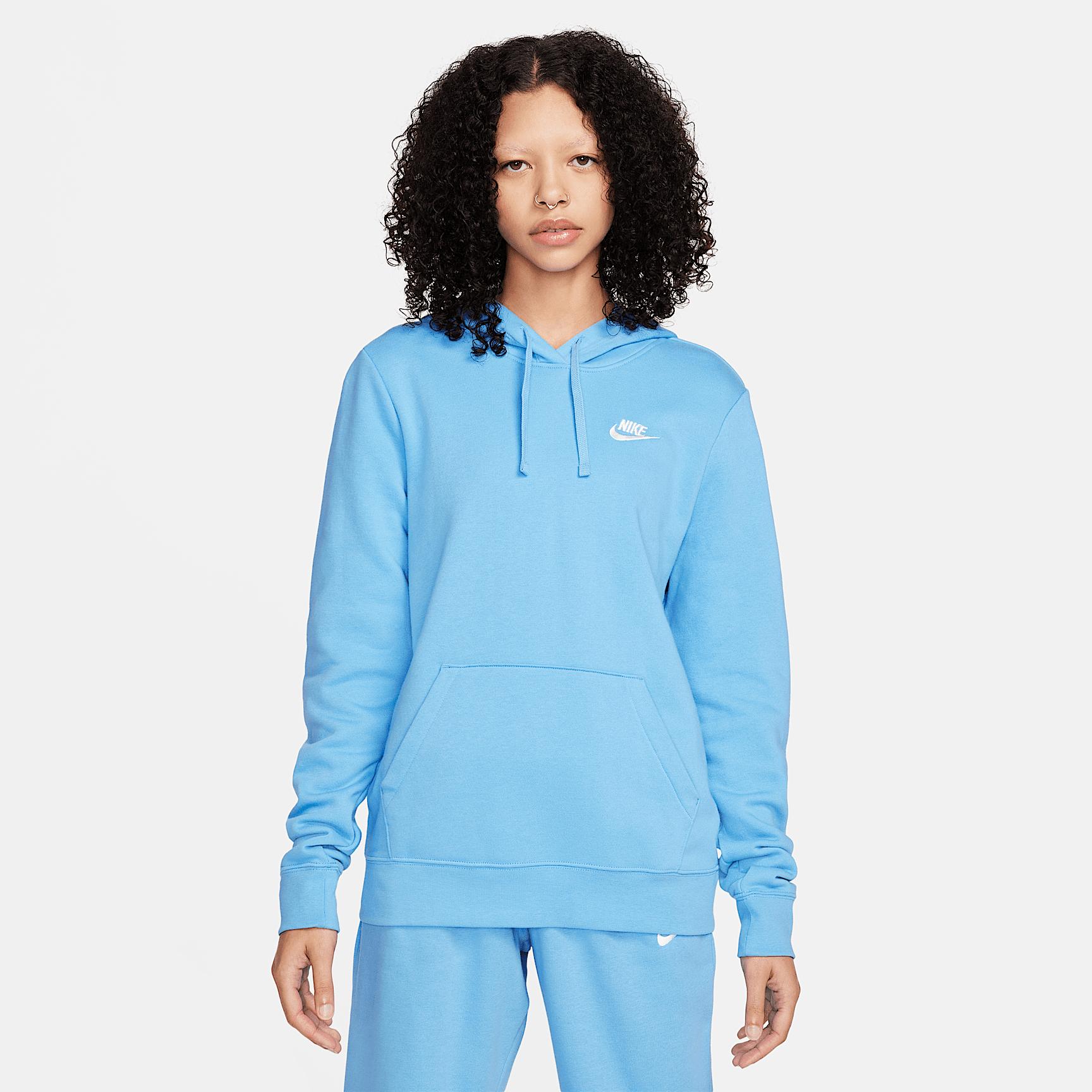 Womens Nike Sportswear Club Fleece Pullover Hoodie | DQ5793-010 Product Image