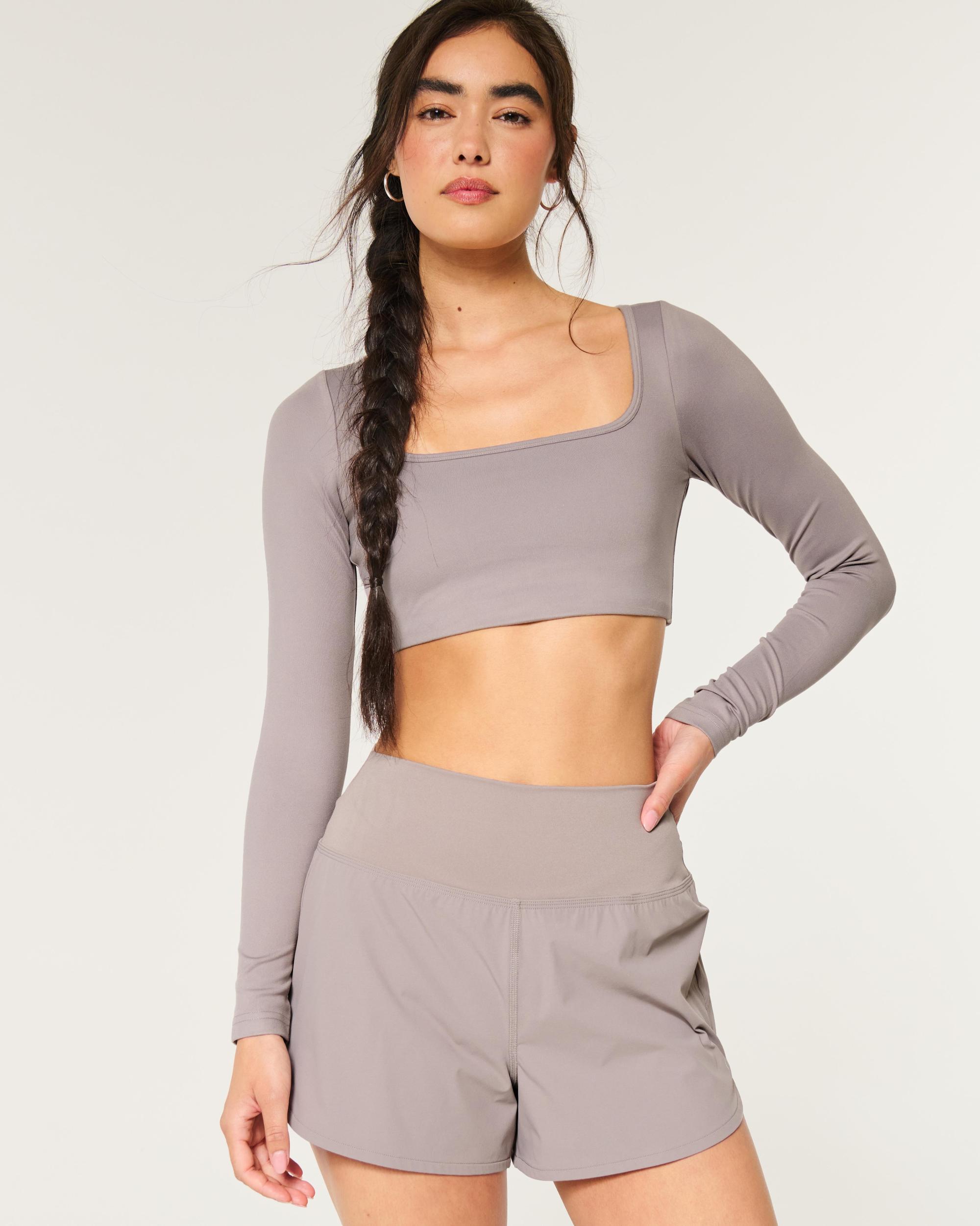Gilly Hicks Active Recharge Ultra-Crop Long-Sleeve Top Product Image