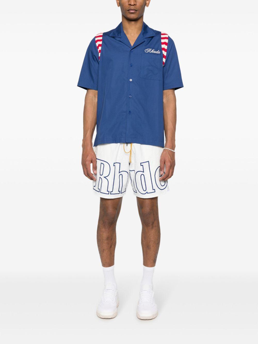 logo-print track shorts Product Image