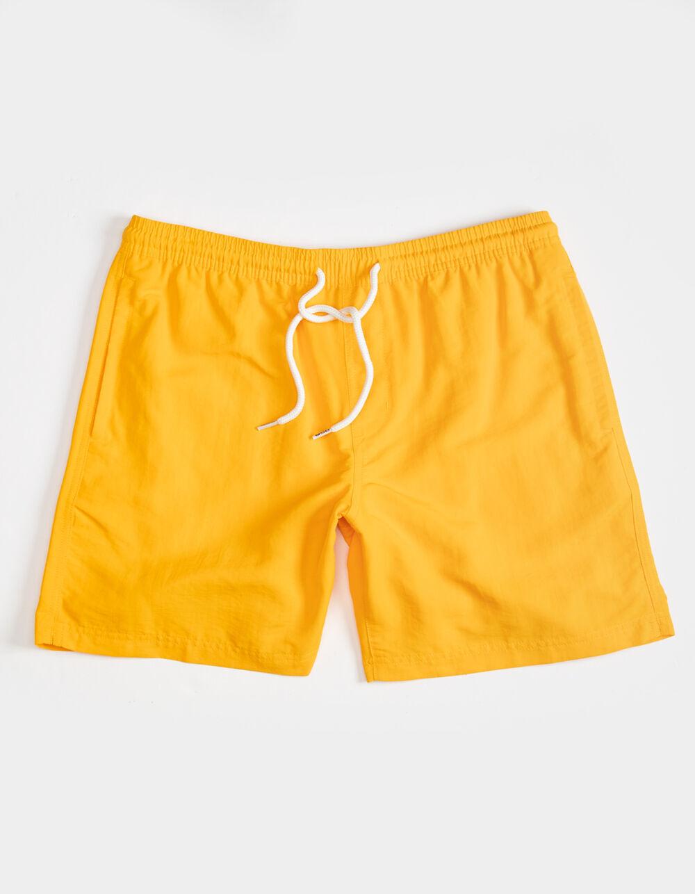 RSQ Mens 6" Nylon Shorts - GOLD Product Image