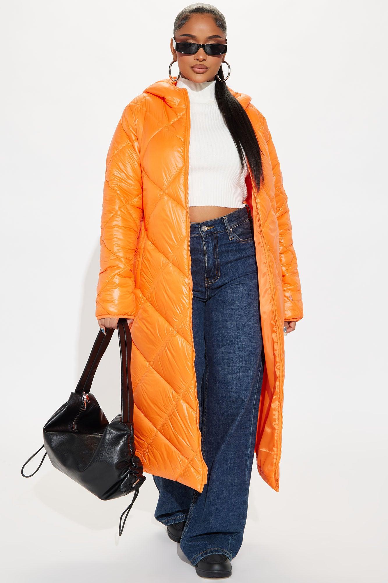 Everyday Swag Long Puffer - Orange Product Image