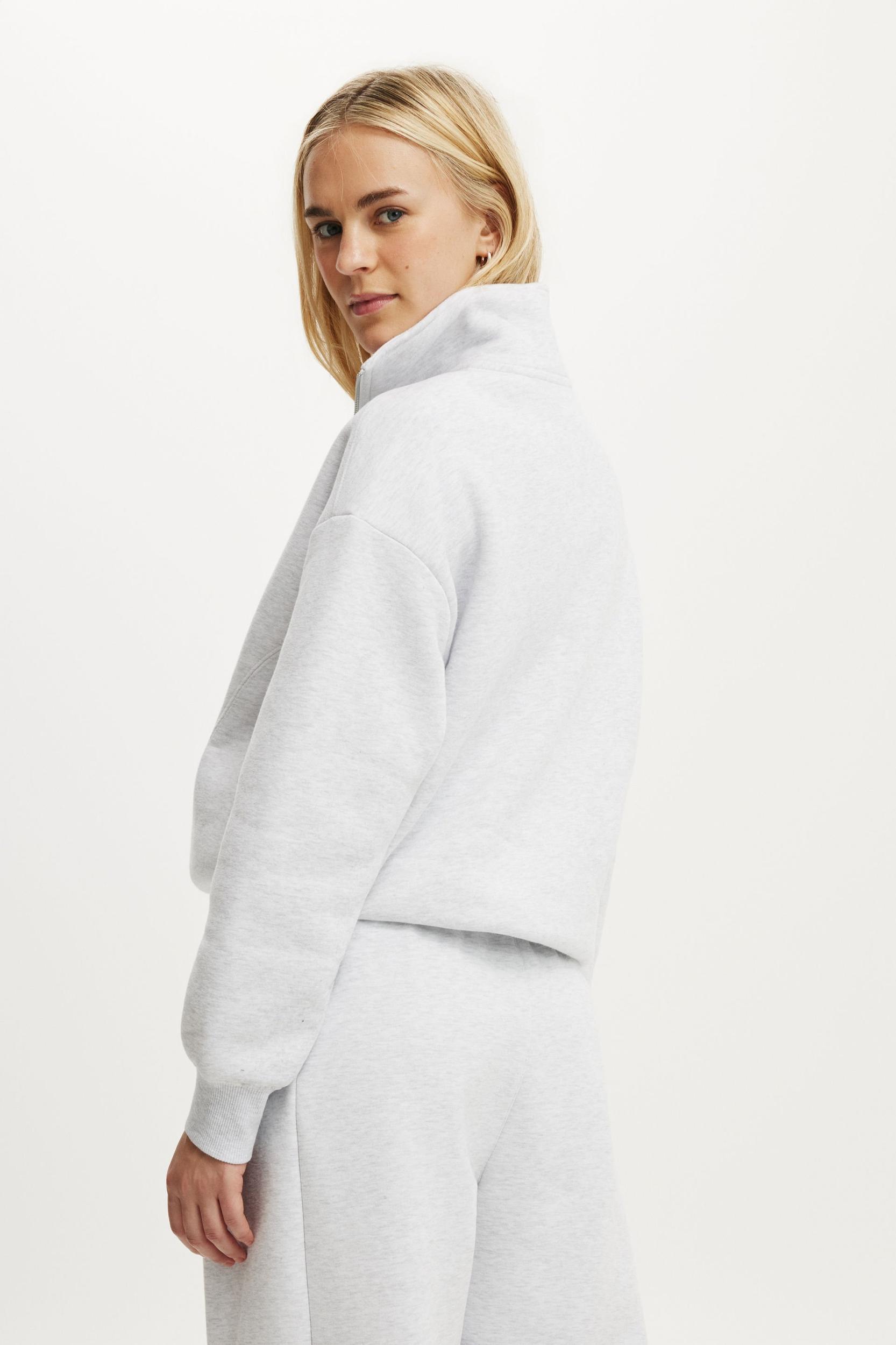 Plush Half Zip Sweatshirt Product Image