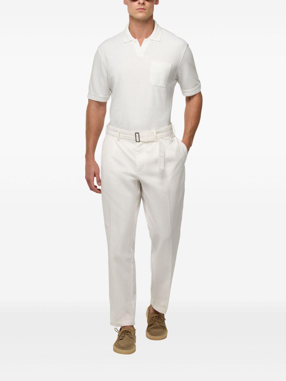 cotton piqué polo shirt Product Image