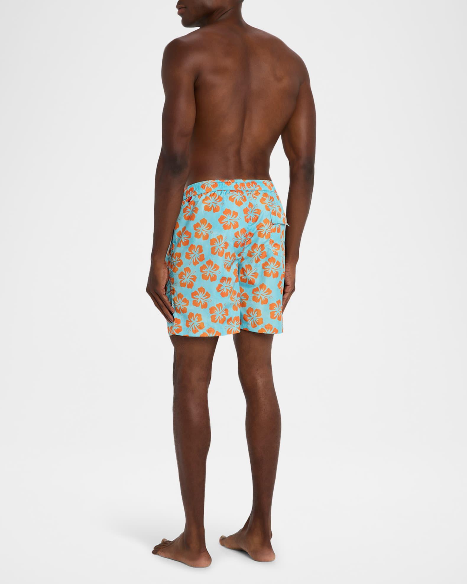 Men's Tropical Floral Swim Trunks Product Image