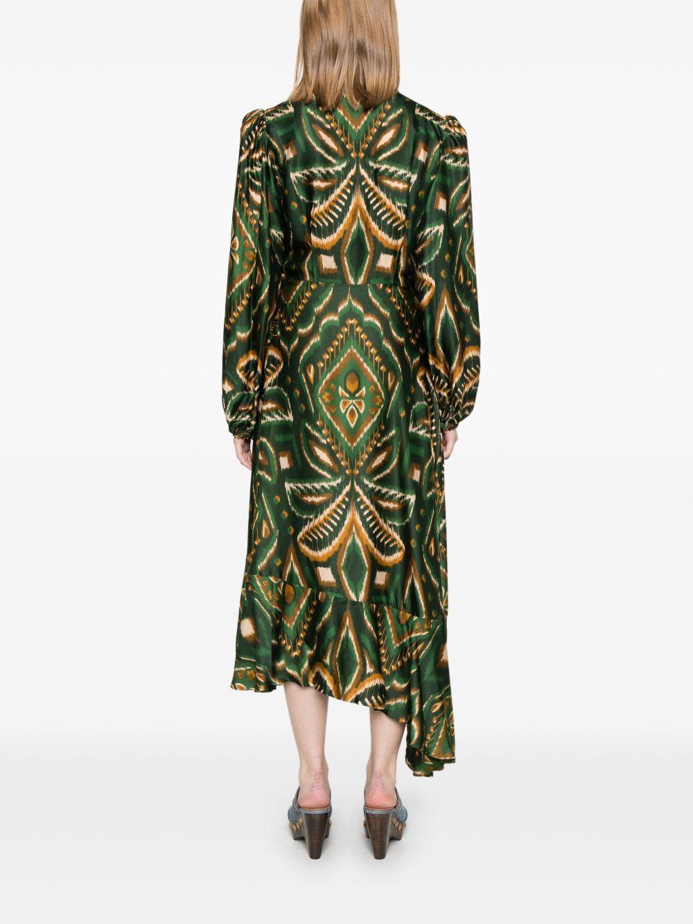 Pinneapple Ikat midi dress Product Image
