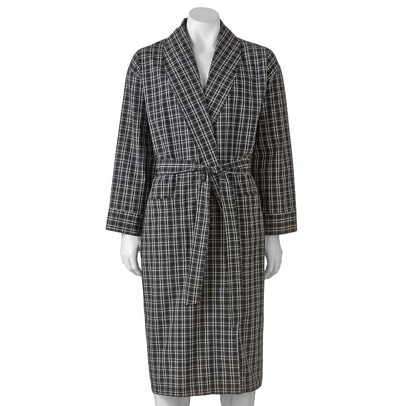 Men's Hanes® Lightweight Woven Shawl Robe,  Product Image