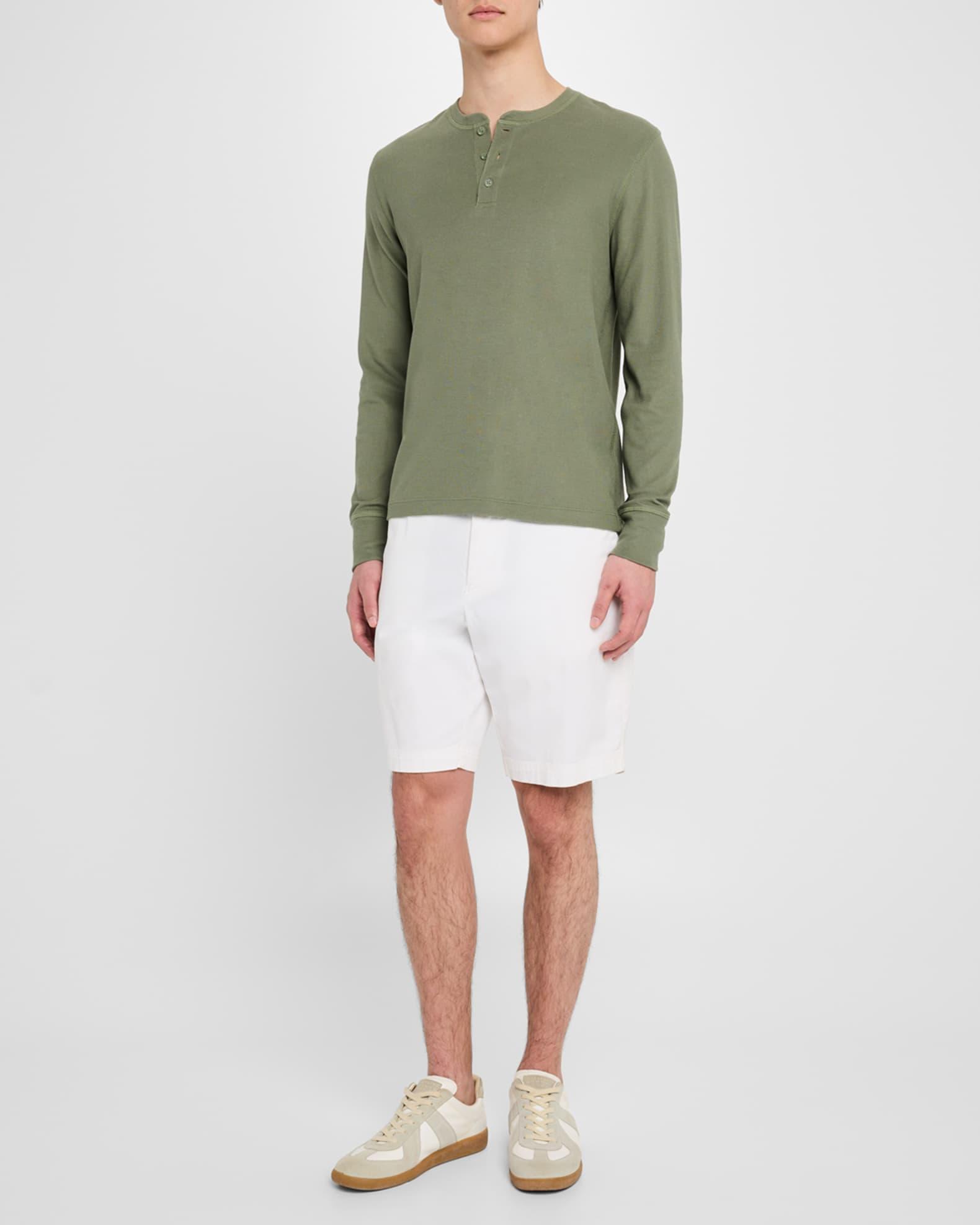 Men's Pima Cotton Waffle Henley Shirt Product Image