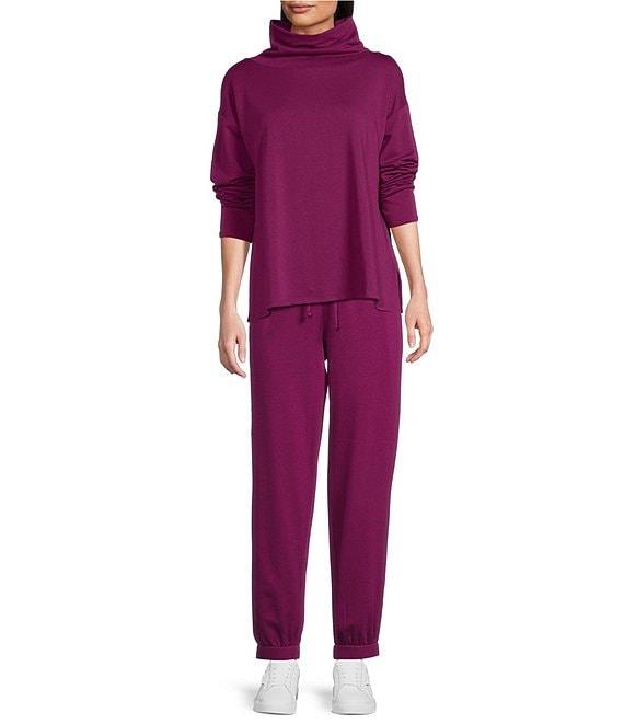 Eileen Fisher Tencel™ Lyocell Cozy Brushed Terry Hug Jogger Ankle Pants Product Image