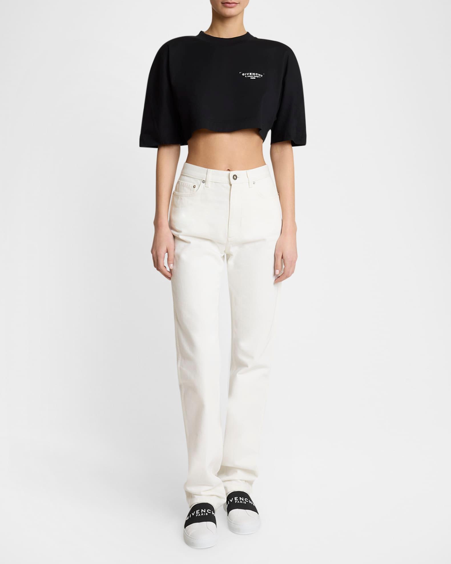 Logo Crop Cocoon T-Shirt Product Image