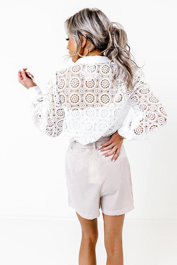 Send My Love To Paris Crochet Top Product Image