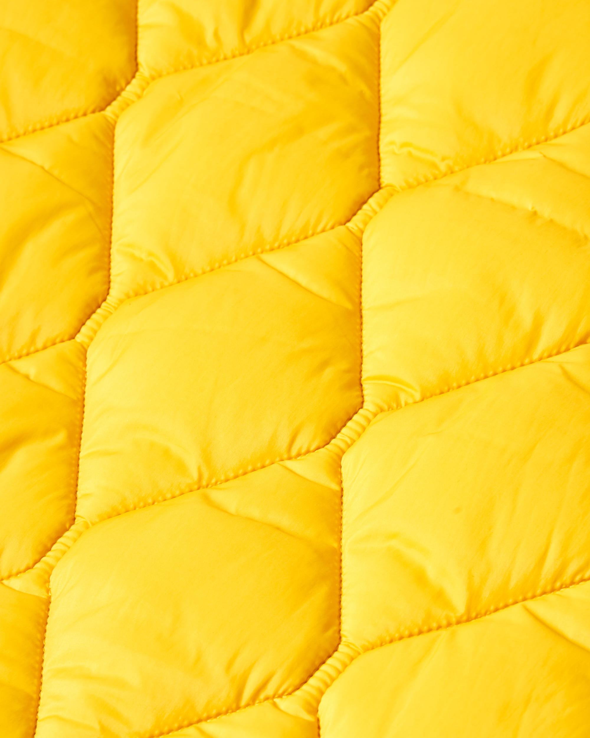 Quilted Vest in Yellow Product Image