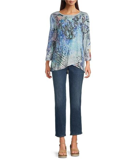 NYDJ Stella Stretch Denim Tapered Ankle Jeans Product Image