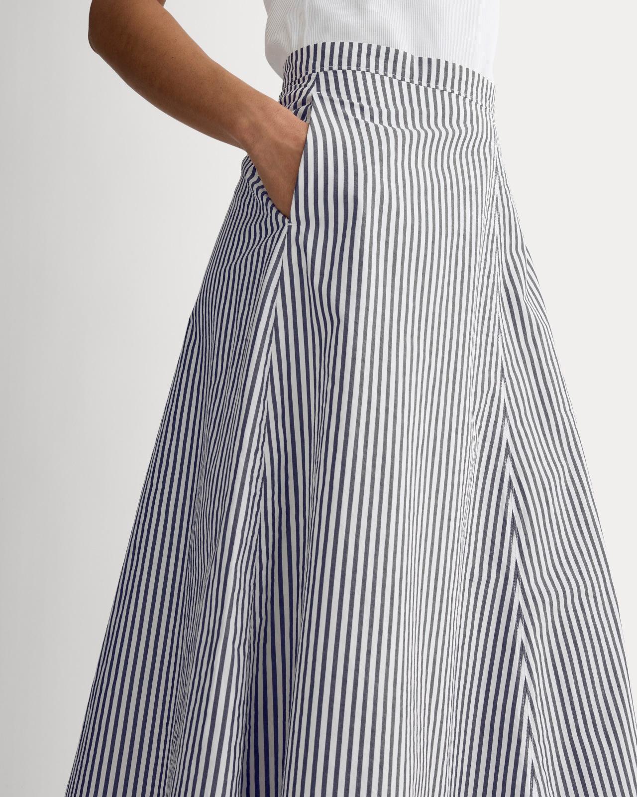 The Midi Skirt in Ultrasoft Cotton Product Image