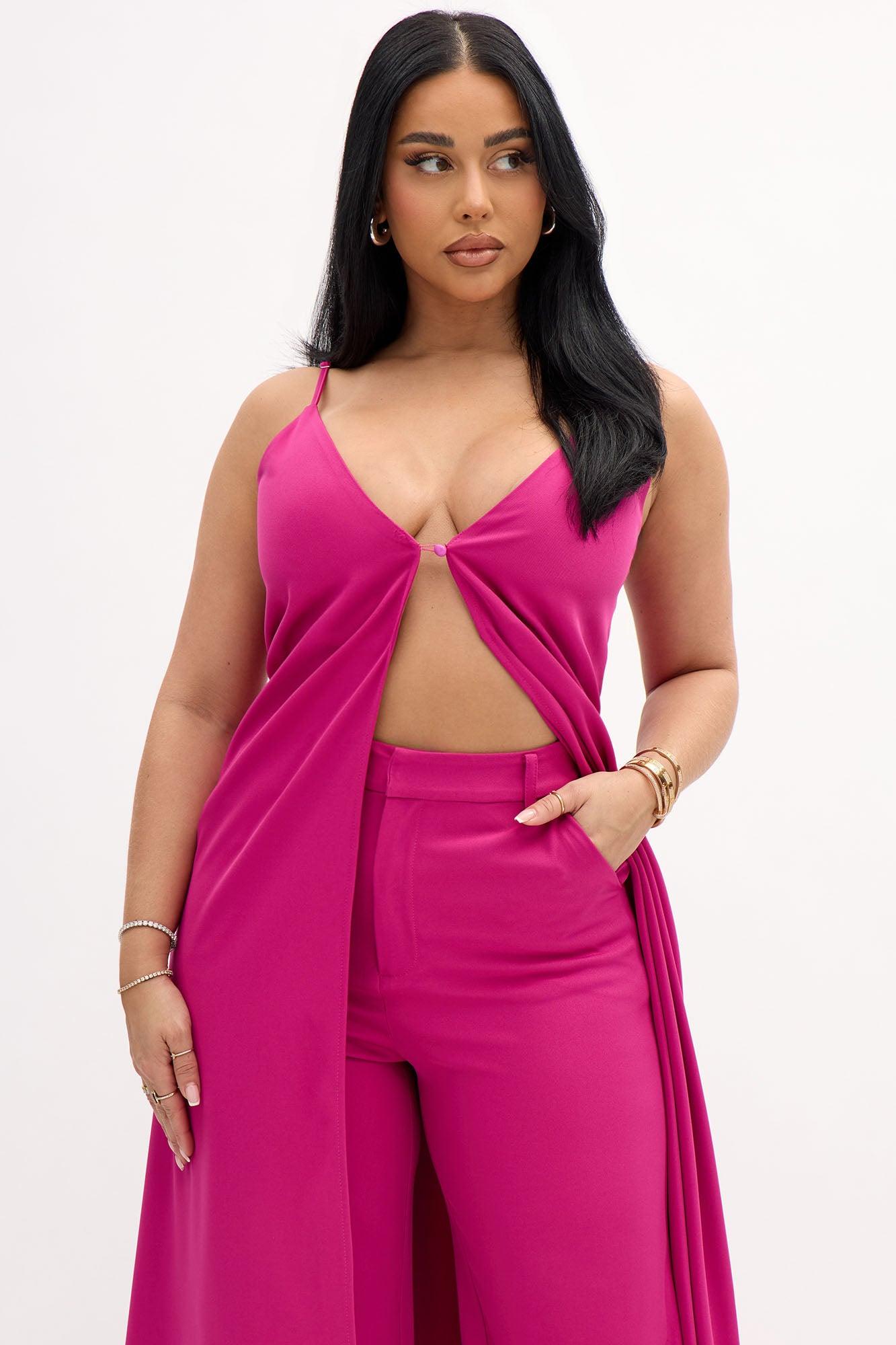 Shantel Pant Set - Magenta Product Image