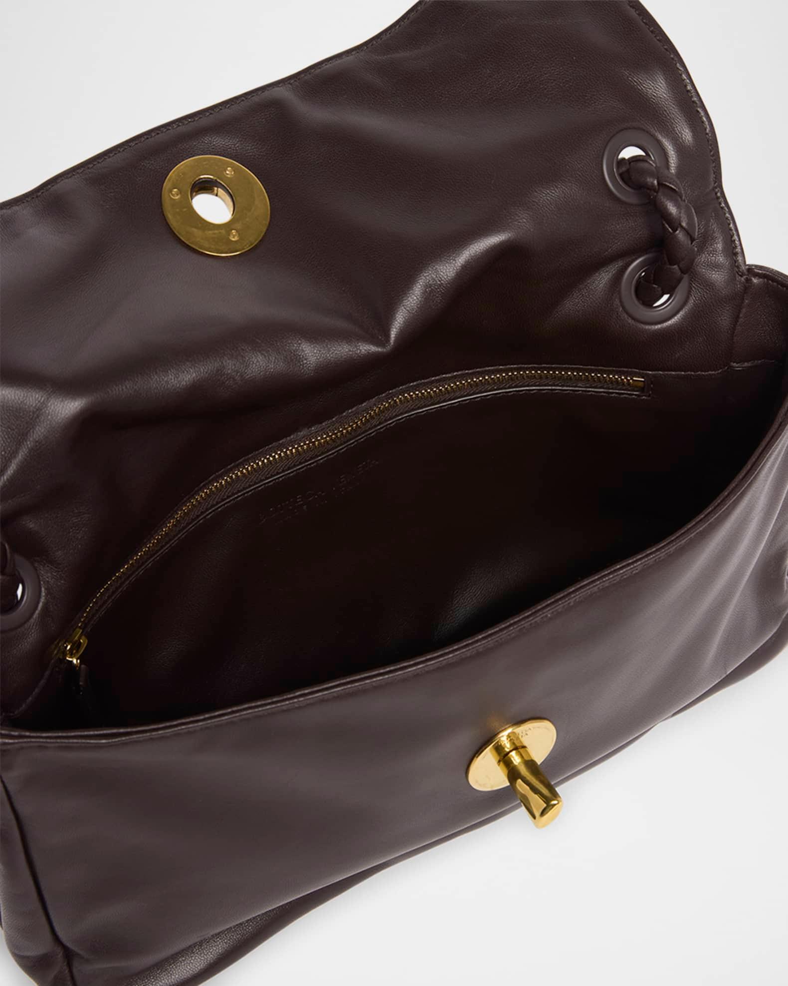 Knot Flap Leather Shoulder Bag Product Image