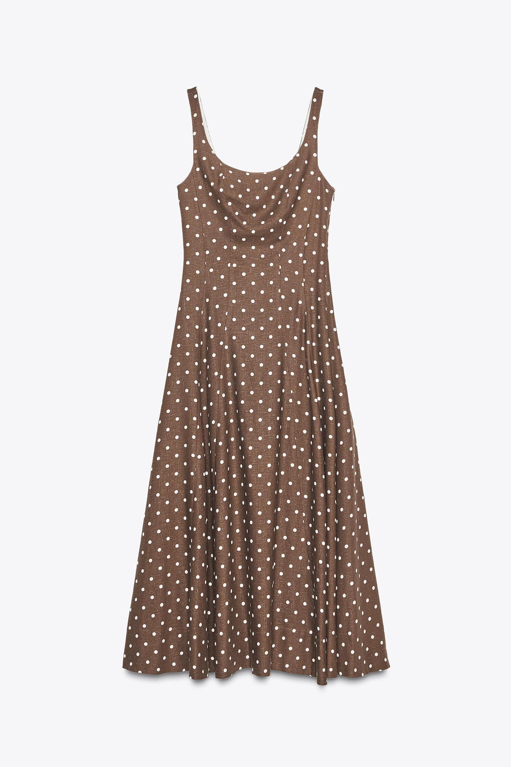 POLKA DOT MIDI DRESS Product Image