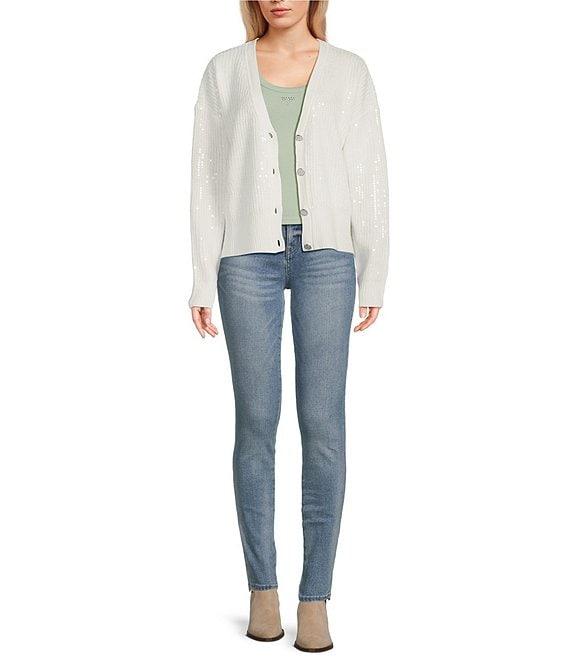 Guess Riley Sequin Cardigan Sweater Product Image