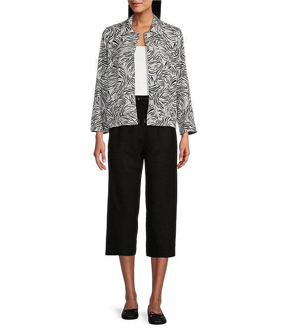 Allison Daley Linen Blend Pull-On Capri Pants Product Image