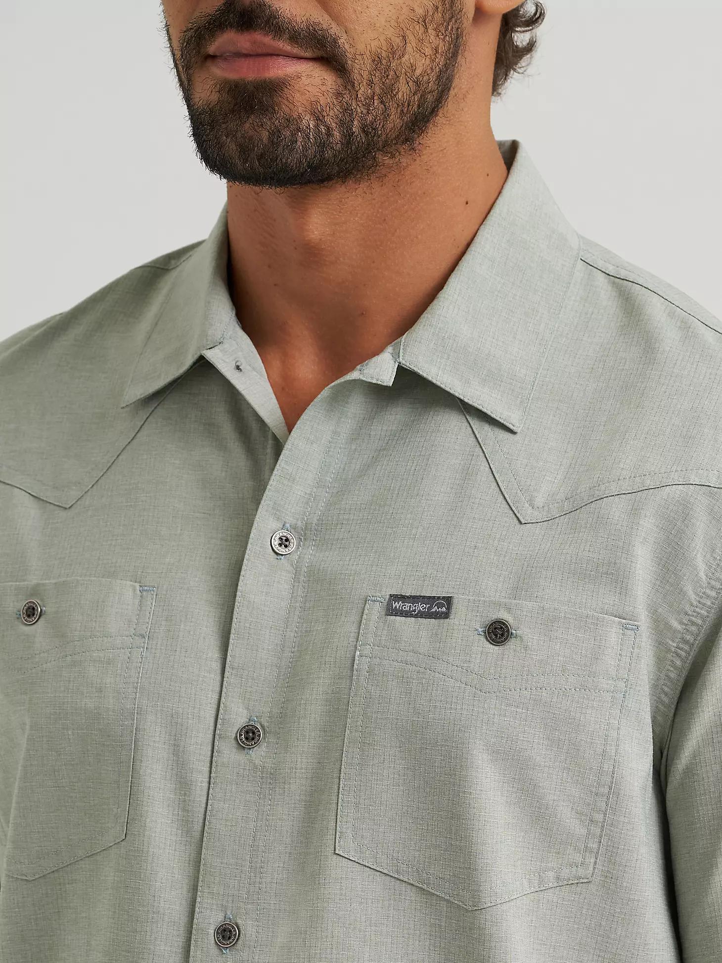 Men's Western Outdoor Shirt in Slate Product Image