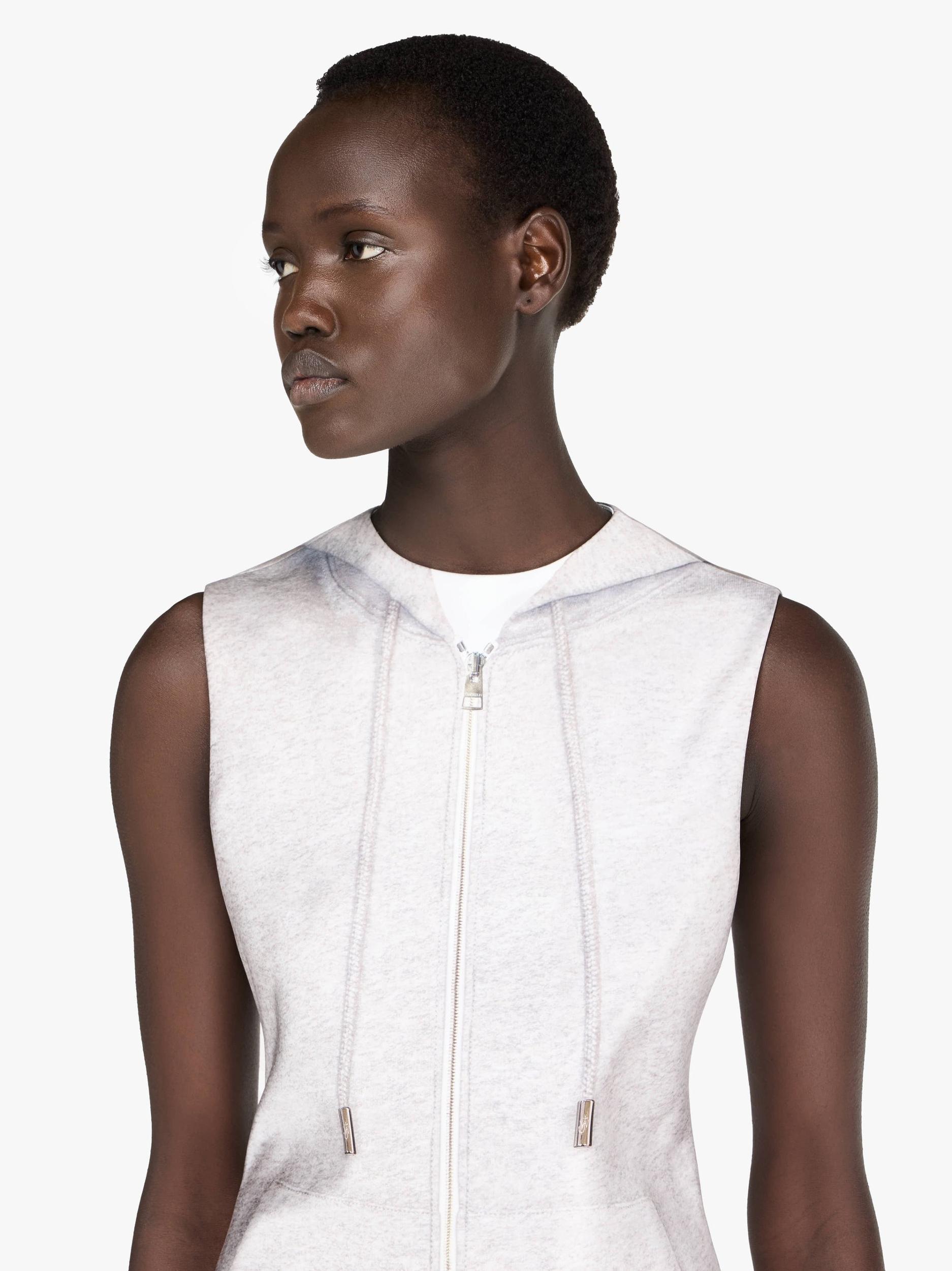 GREY MELANGE MINI SHIFT DRESS Product Image