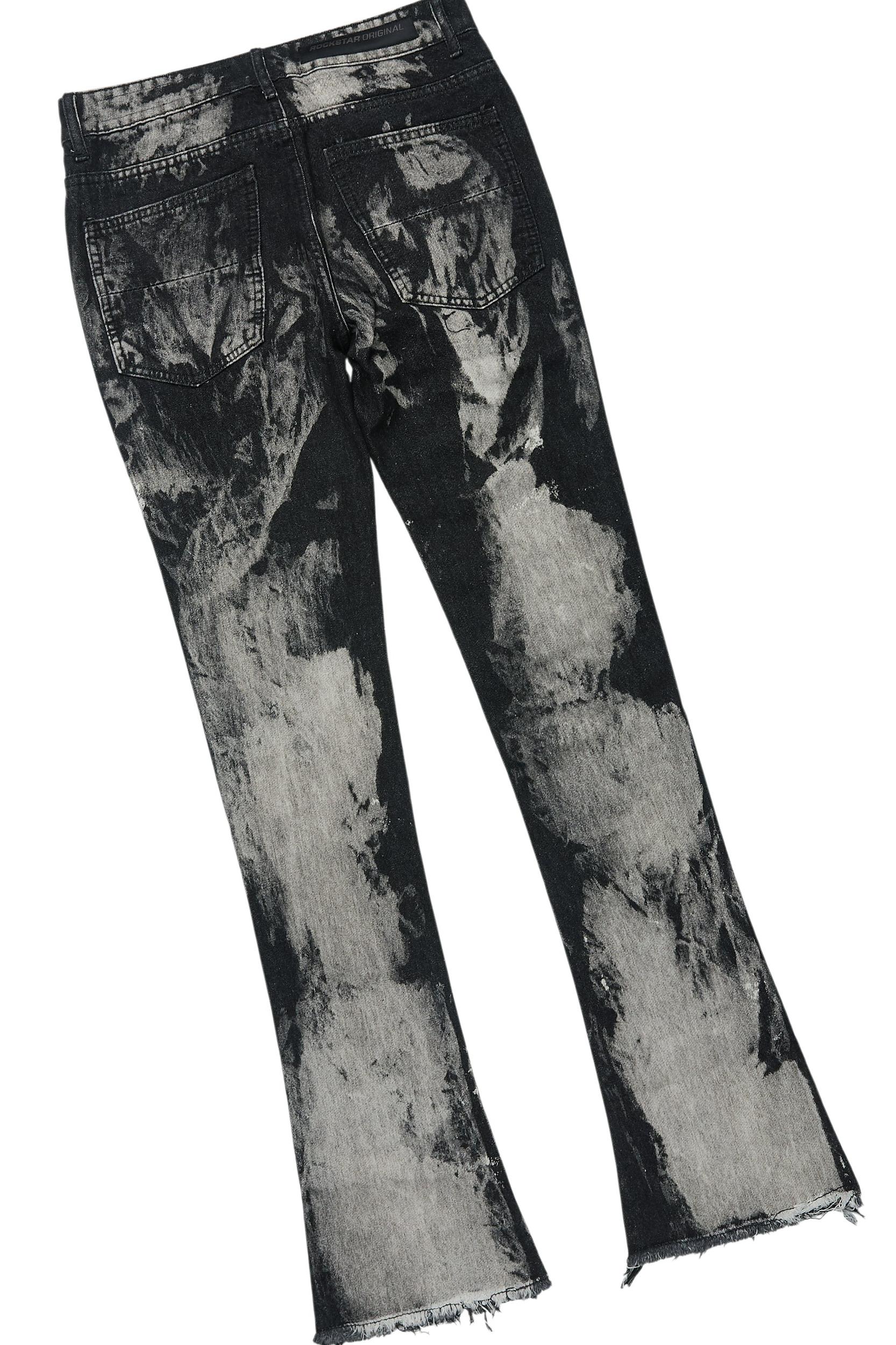 Amos Black T-Shirt/Stacked Flare Jean Bundle Male Product Image