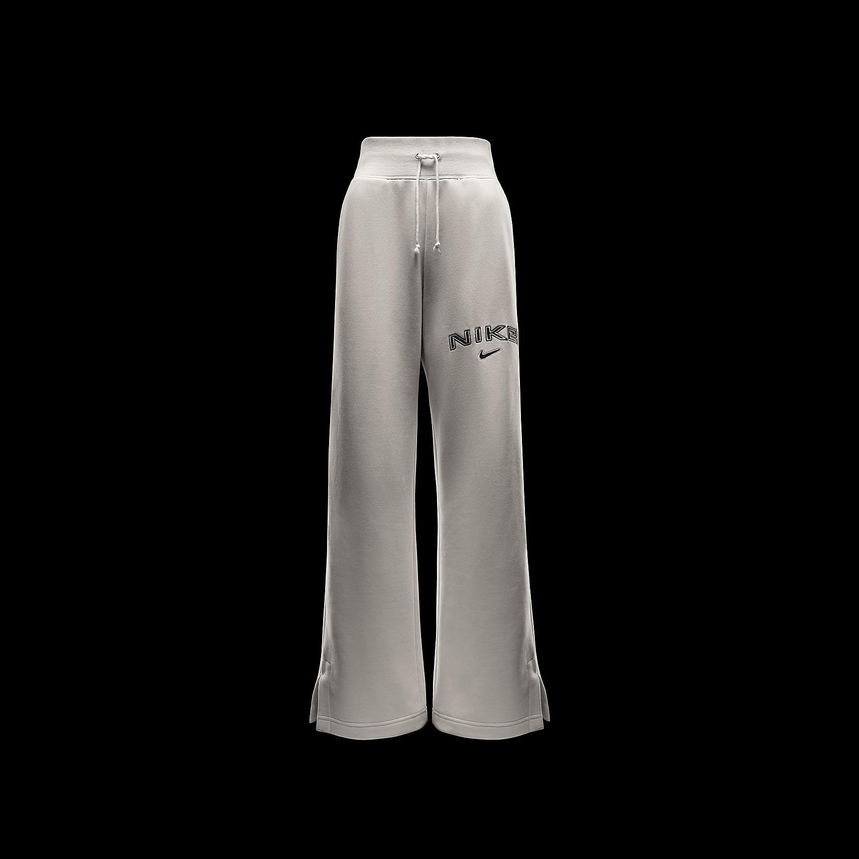 Women's Nike Sportswear Phoenix Fleece High-Waisted Wide-Leg Logo Pants Product Image