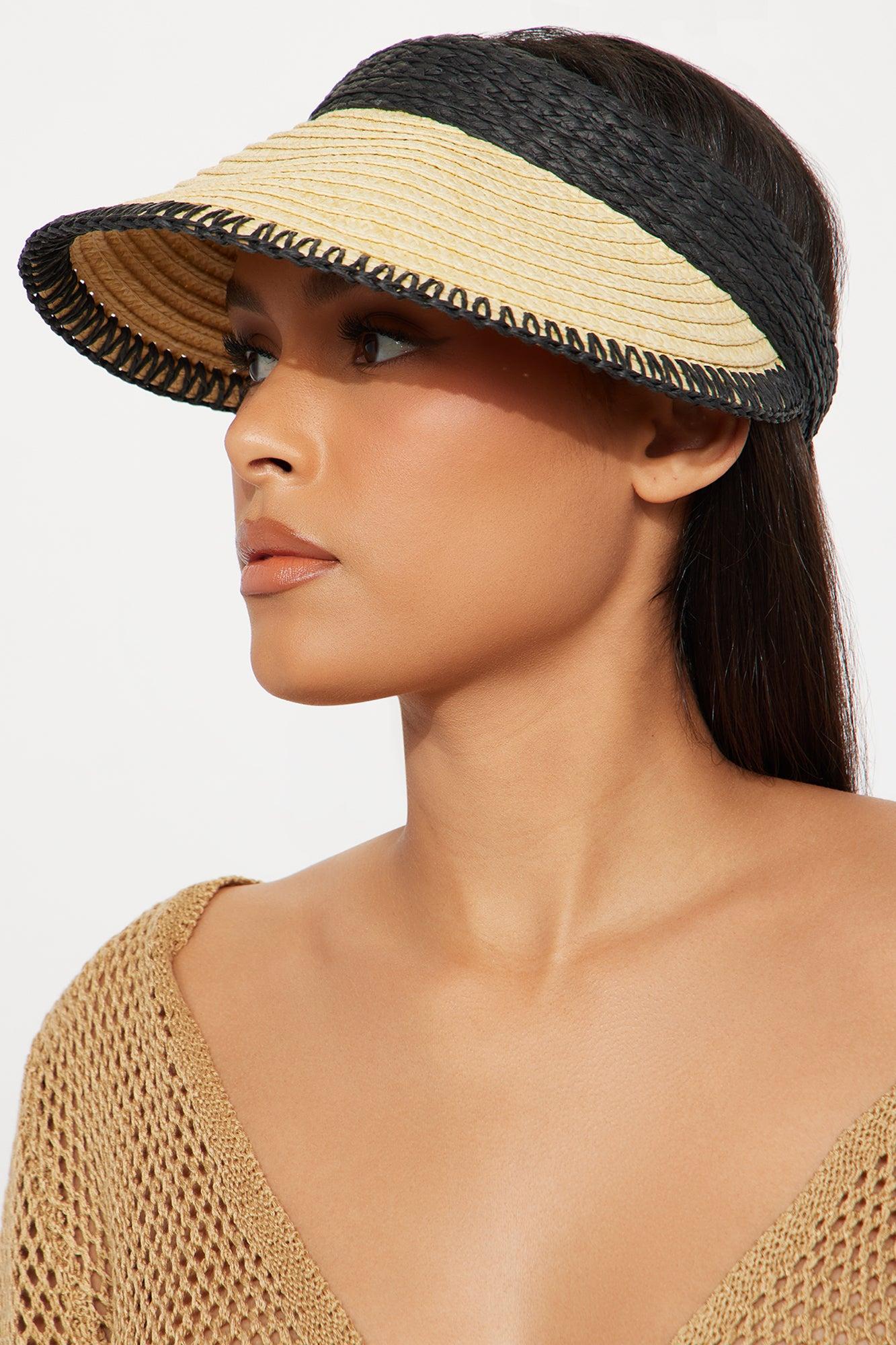 Tanning All Summer Visor Hat - Natural/Combo Product Image
