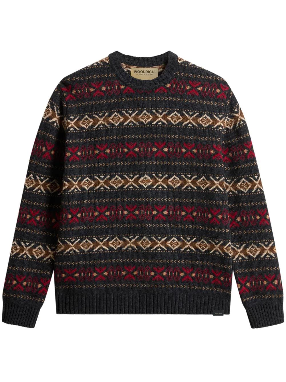 Fair Isle knitted sweater Product Image
