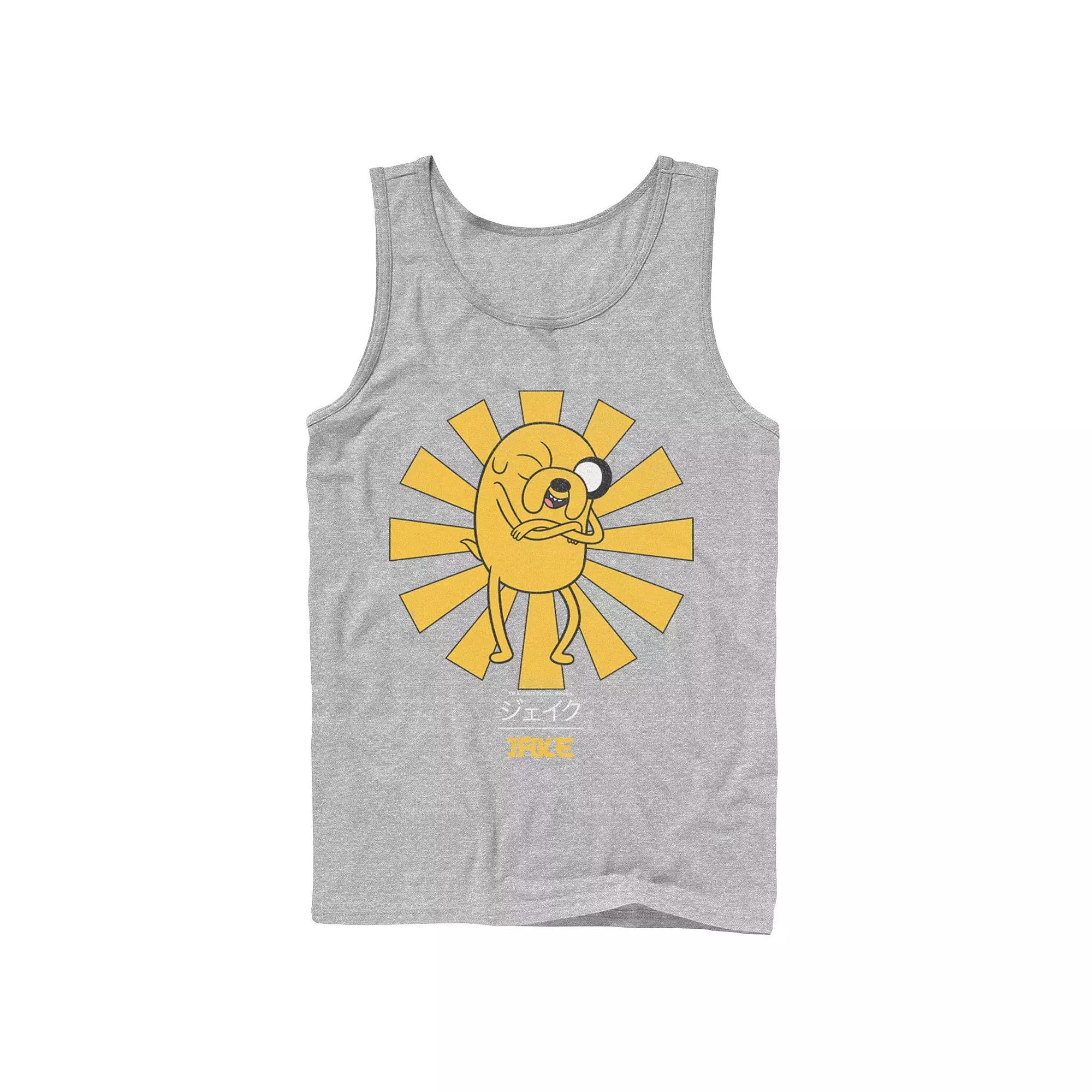 Men's Adventure Time Jake The Dog Kanji Portrait Tank Top,  Product Image