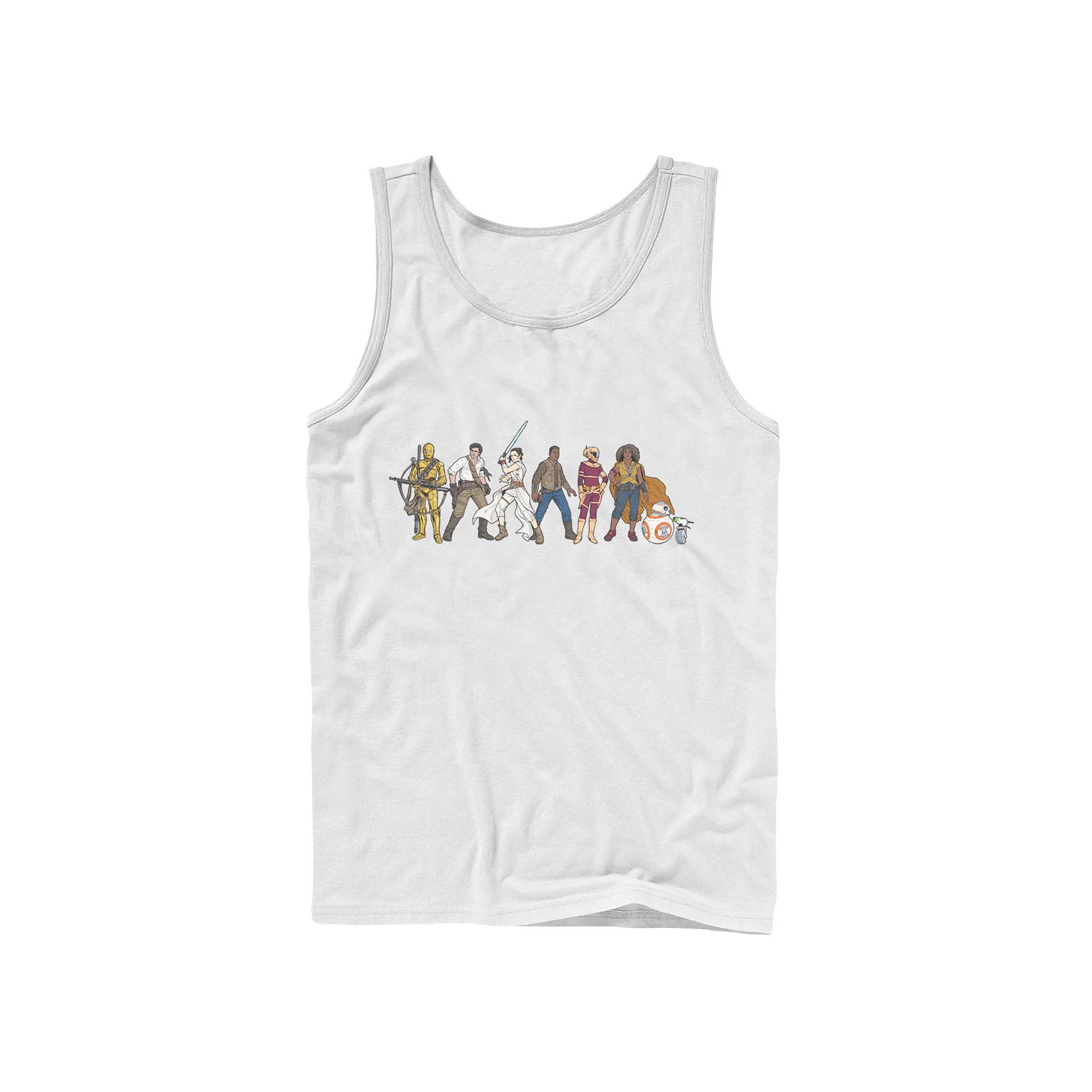 Men's Star Wars The Rise of Skywalker Rebel Line Tank Top,  Product Image
