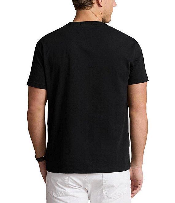 Polo Ralph Lauren Short Sleeve Classic Fit Chain-Stitch Logo Jersey T-Shirt Product Image