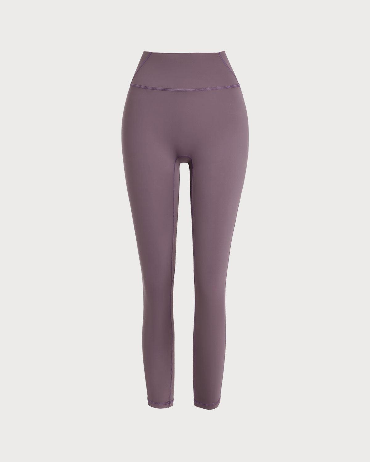 Purple High Stretch Yoga Leggings Product Image