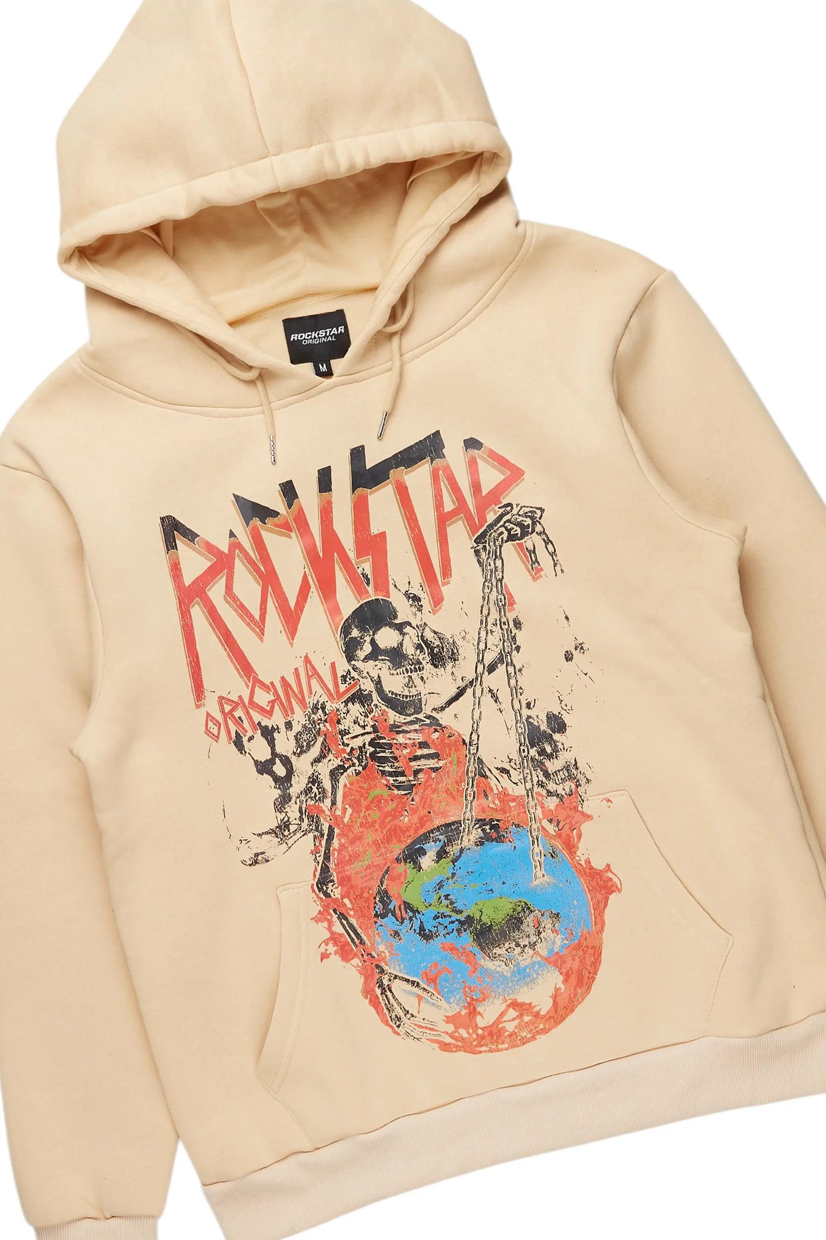 Barrett Sand/Tint Hoodie/Stacked Flare Jean Bundle Male Product Image