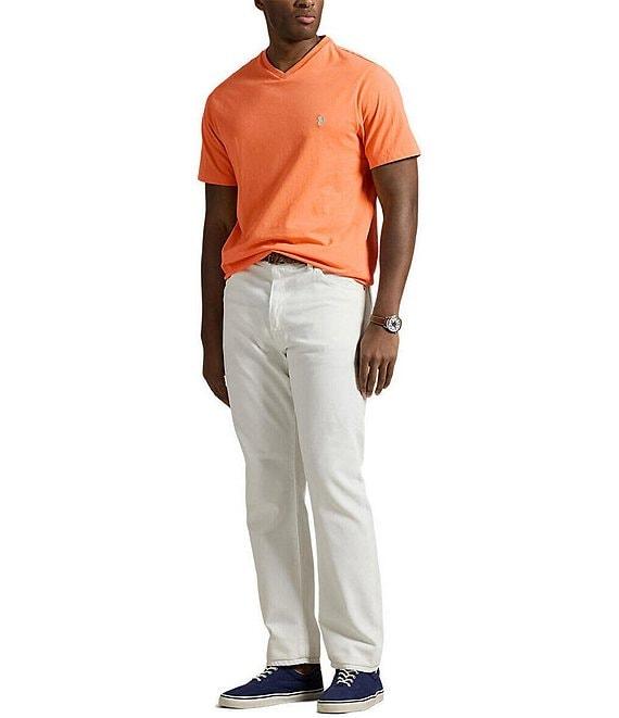 Polo Ralph Lauren Big & Tall Classic Fit Short Sleeve Cotton Jersey V-Neck T-Shirt Product Image