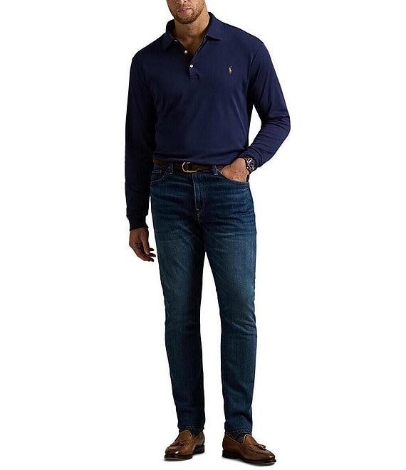 Polo Ralph Lauren Big & Tall Soft Cotton Long Sleeve Polo Shirt Product Image