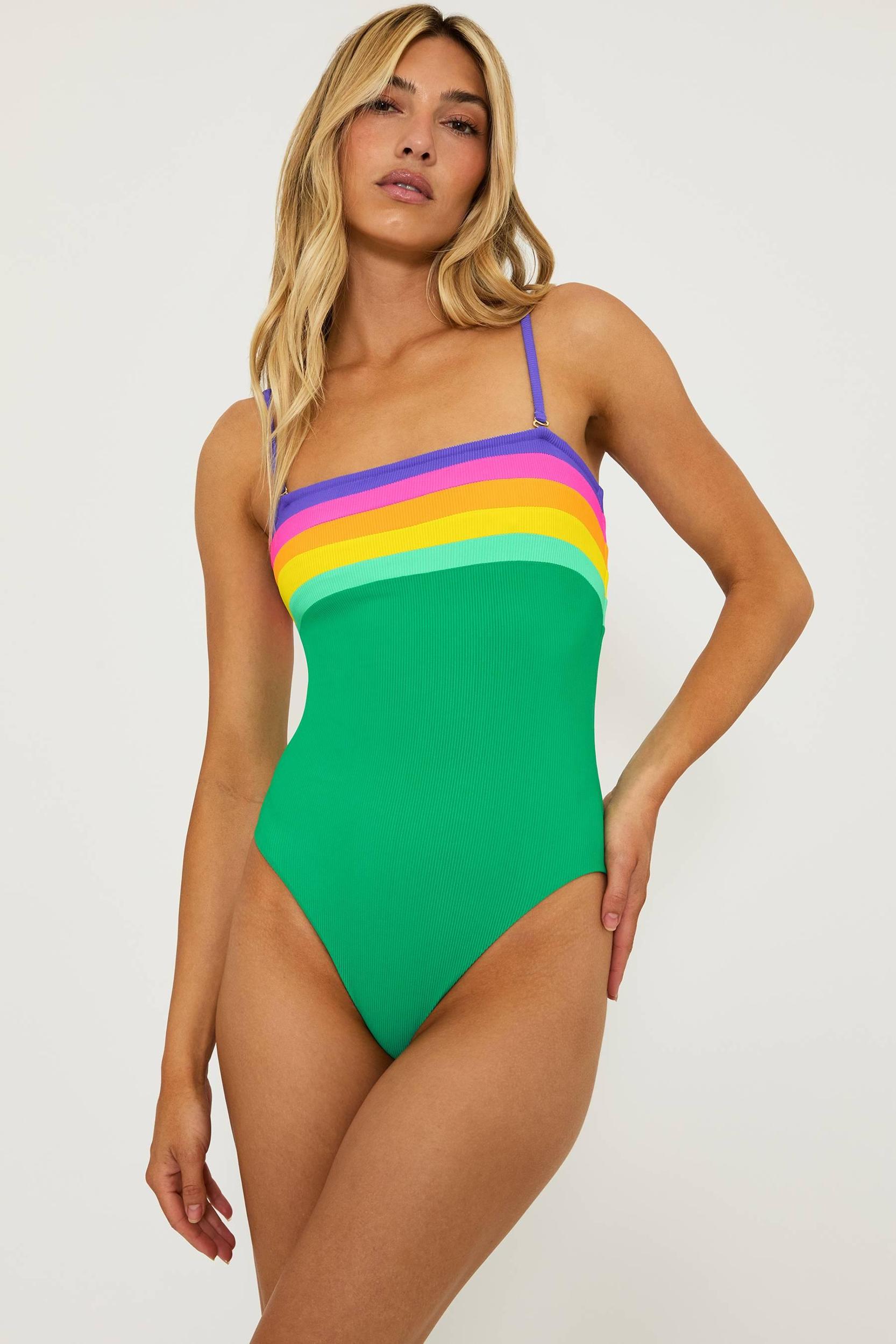 Jessa One Piece Technicolor Colorblock Product Image