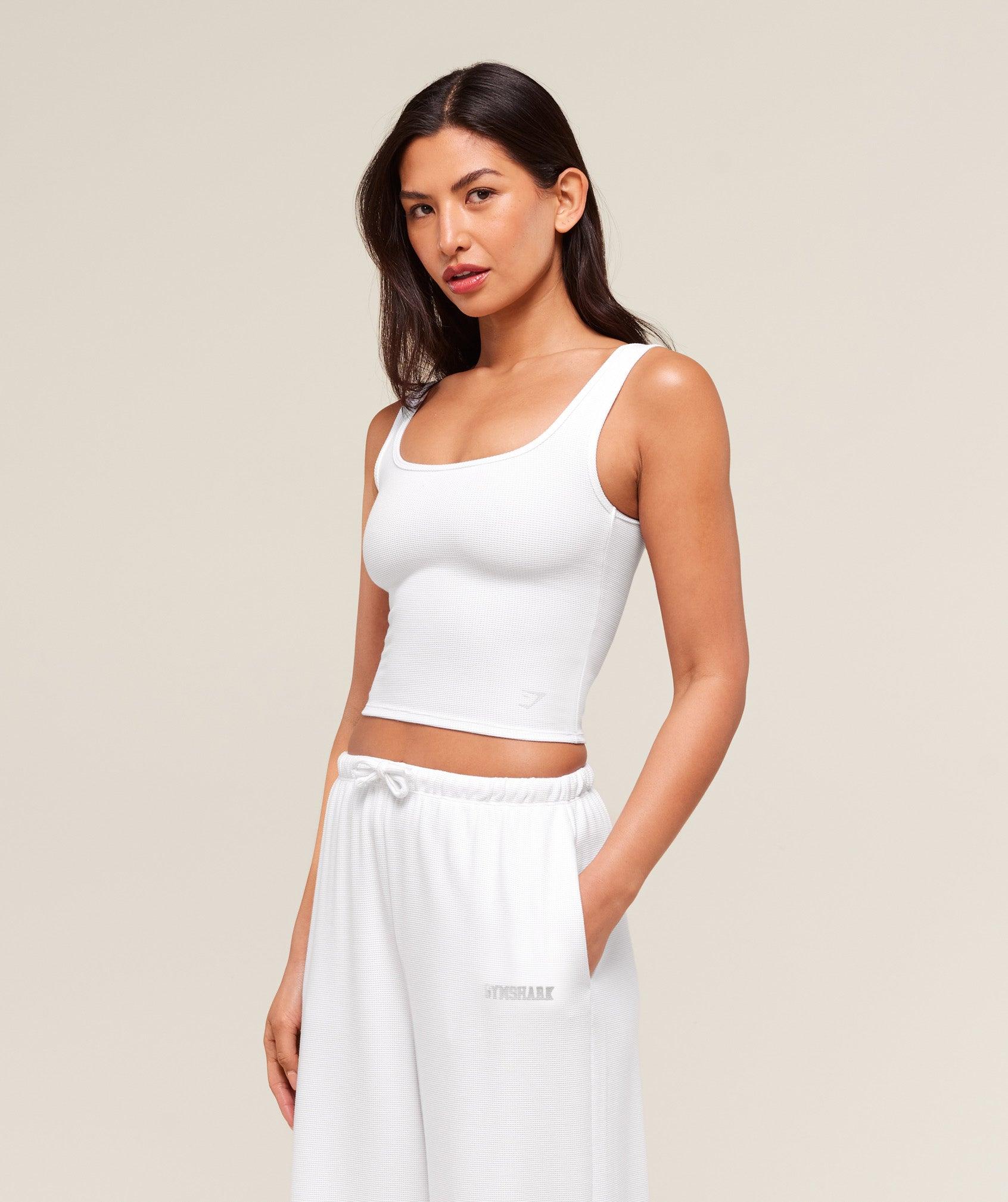 Waffle Cropped Tank Product Image
